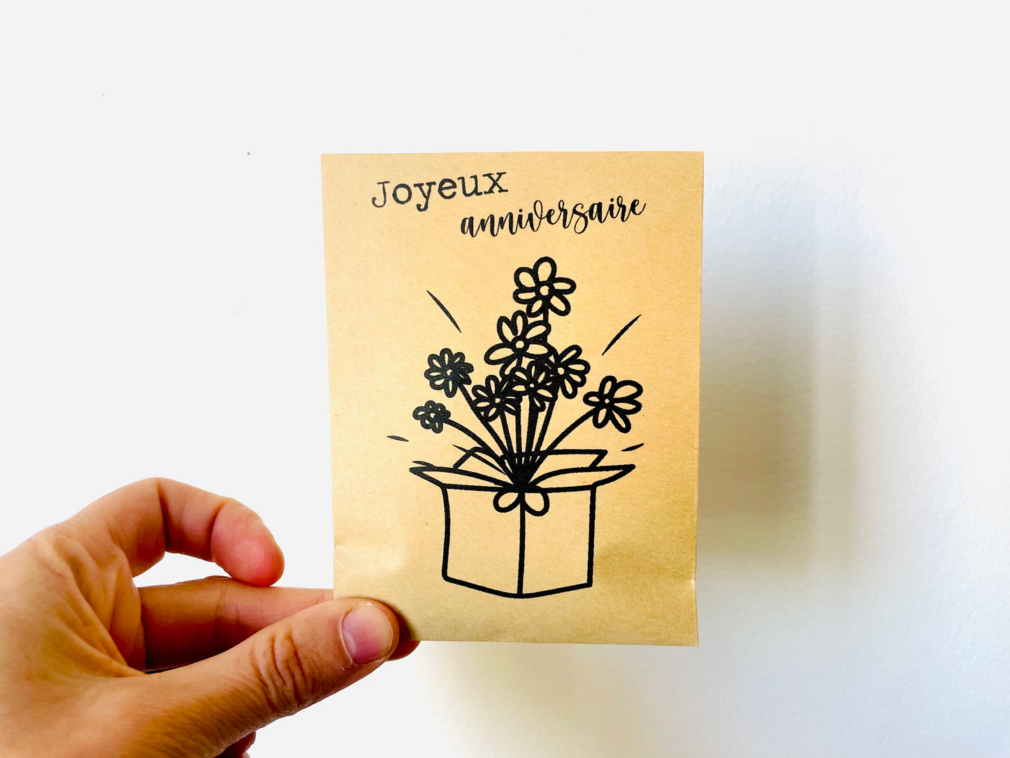 Sachet de graines personnalisé – Un cadeau qui fleurit avec le temps 🌸