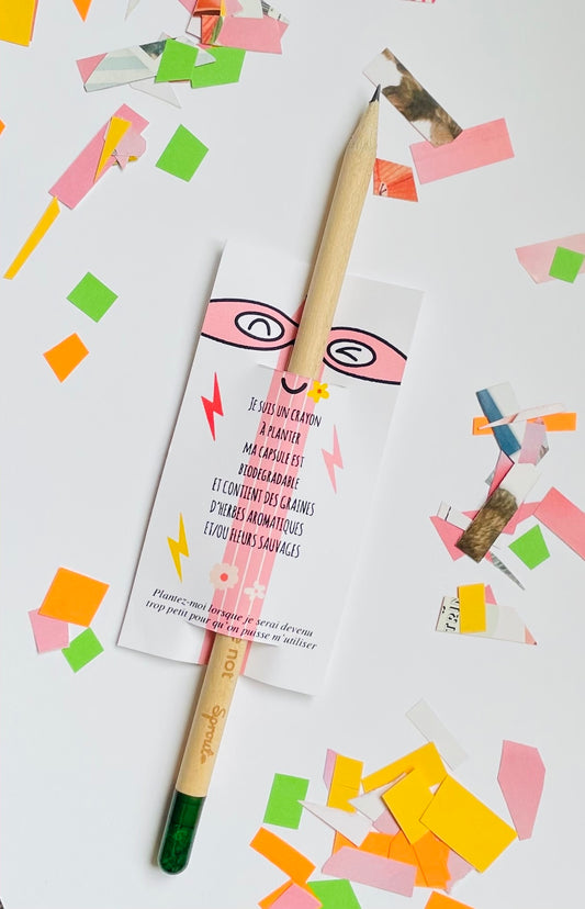 Crayon à Planter Personnalisé – Cadeau maitresse