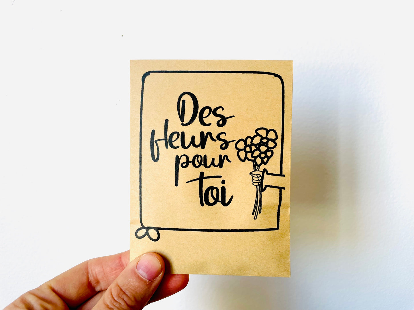 Sachet de graines personnalisé – Un cadeau qui fleurit avec le temps 🌸