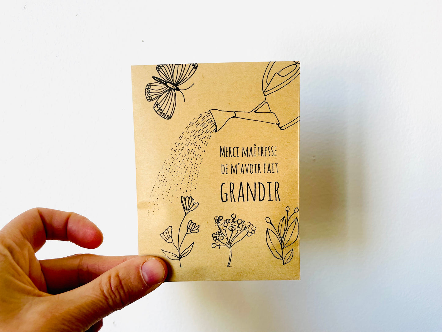Sachet de graines personnalisé – Un cadeau qui fleurit avec le temps 🌸