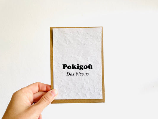 Carte à planter Pokiboù