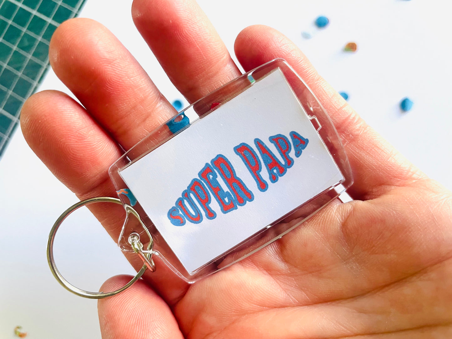 Porte-clés personnalisé pour papa