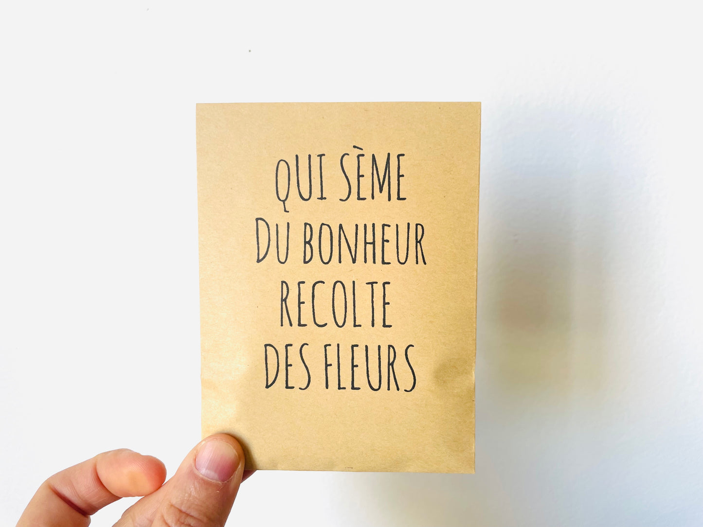 Sachet de graines personnalisé – Un cadeau qui fleurit avec le temps 🌸
