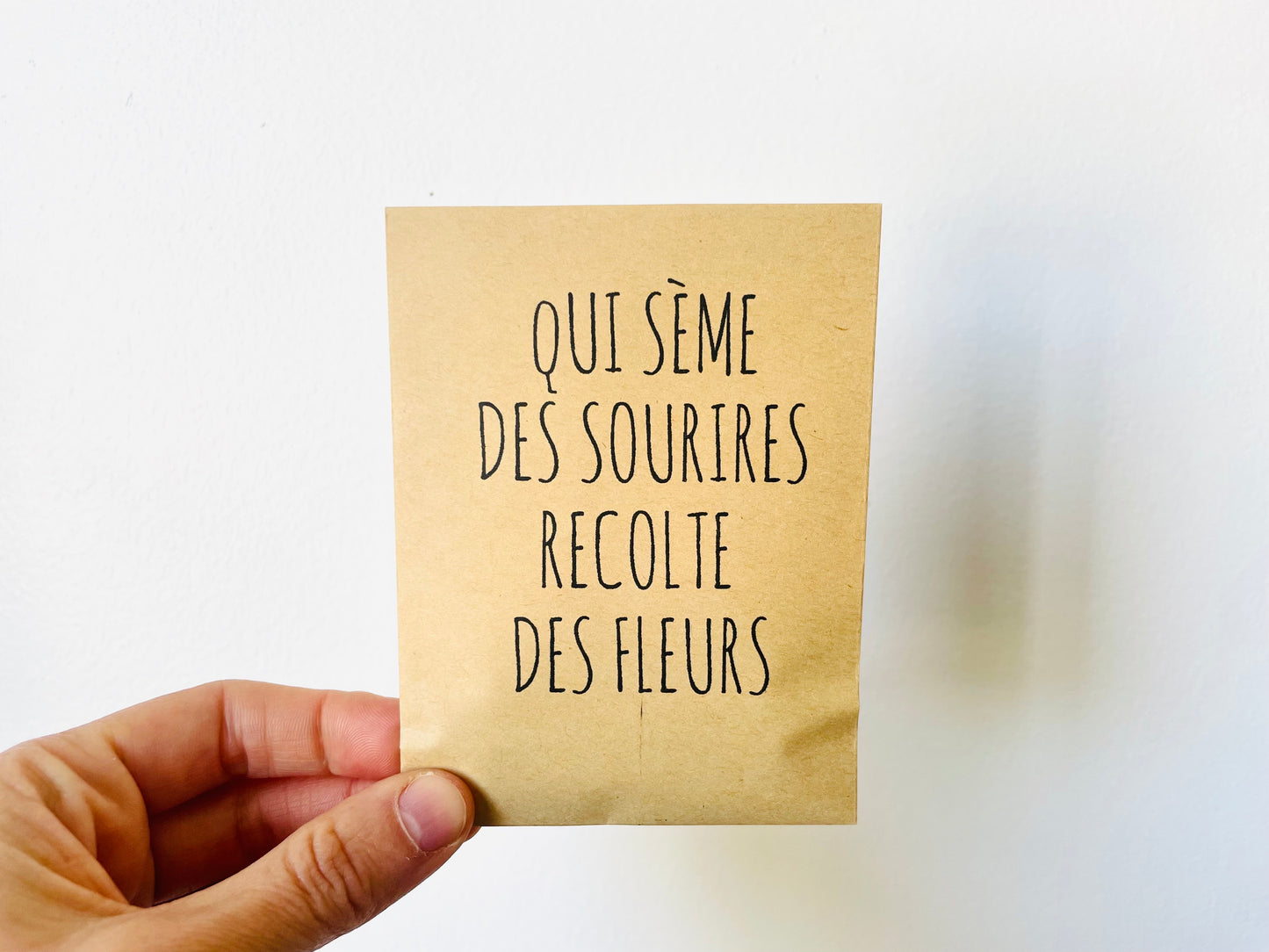 Sachet de graines personnalisé – Un cadeau qui fleurit avec le temps 🌸